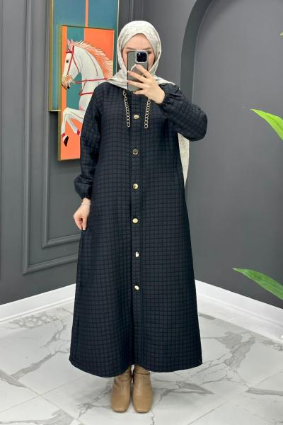 Moila Uzun Kap - Siyah  Siyah