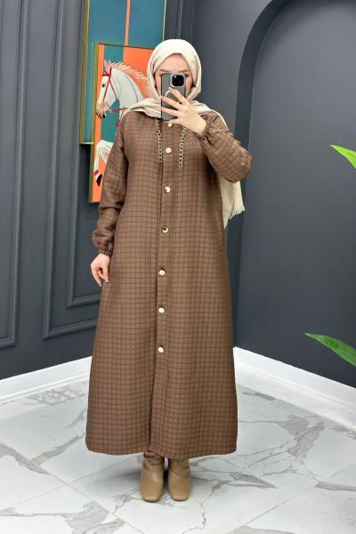 Moila Uzun Kap - Kahve  Kahverengi