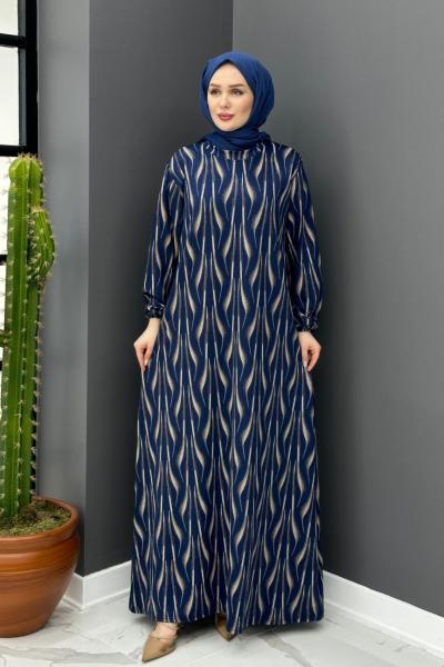 Müge Elbise - İndigo Mavi