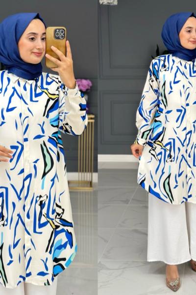 Mürvet Tunik - Mavi Mavi