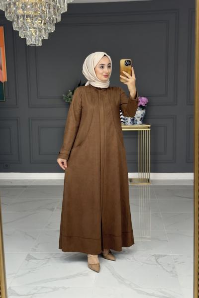 Nafiye Ferace- Kahve Kahverengi