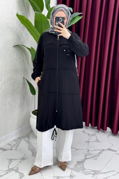 Nahide Kap - Siyah  Siyah