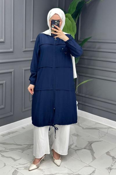 Nahide Kap - Lacivert  Lacivert