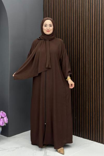Namaz Elbisesi - Kahve Kahverengi