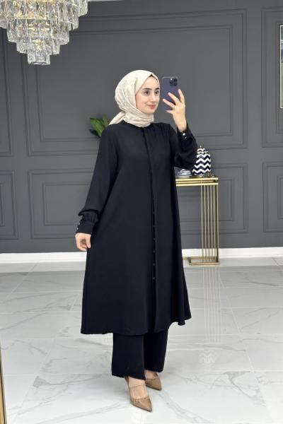 Nebahat uzun takım - siyah Siyah