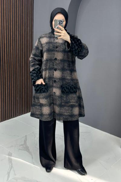 Nejla Parka - Kahverengi Kahverengi