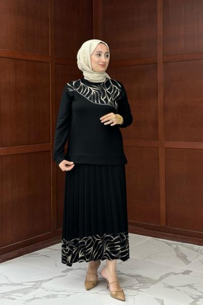 Neva Etekli Takım -Siyah  Siyah