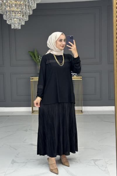 nil etekli takım - siyah  Siyah