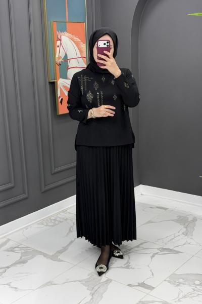 Nurcan Etekli Takım - Siyah Siyah