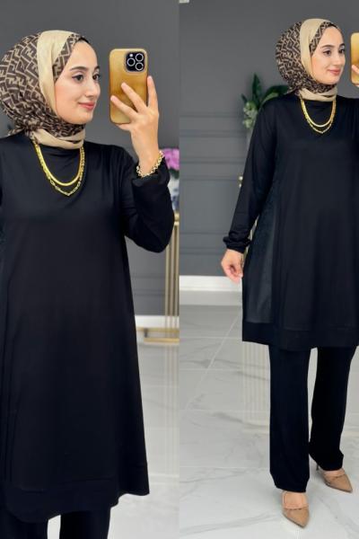 Nurdagül Takım İkiiplik spor - Siyah Siyah