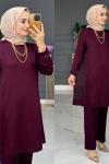 Nurdagül Takım İkiiplik Spor - Bordo Bordo Siyah