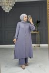 Nursema Takım - Gri Gri