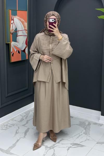 Nursima Etekli Takım - vizon  Vizon