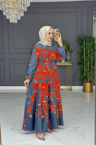 Ömür Elbise - gri Gri