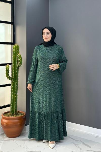 Oylum Elbise - Yeşil  Yeşil
