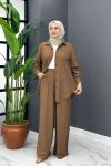 Özge Takım - Kahve  Kahverengi
