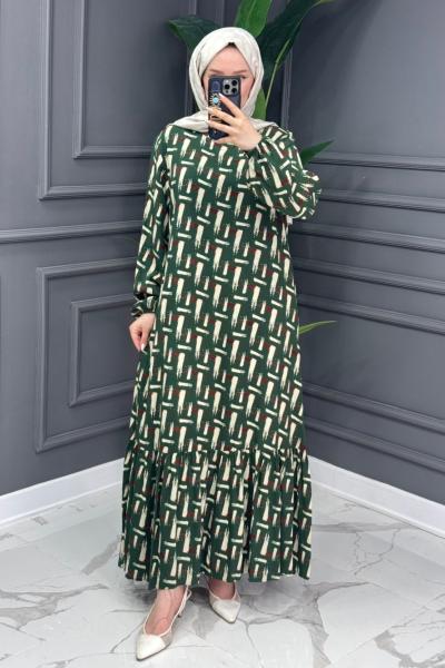 Özüm Elbise - Yeşil  Yeşil