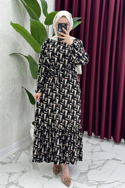 Özüm Elbise - Vizon   Vizon