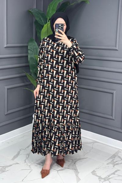 Özüm Elbise - Taba   Taba