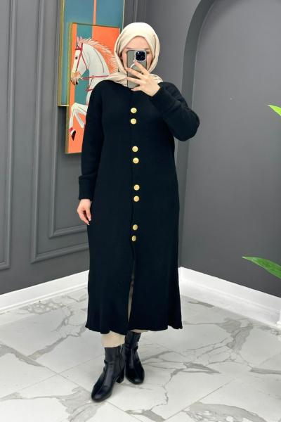 Pelin Hırka - Siyah  Siyah