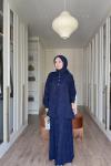 Peri Desenli Takım- Lacivert Lacivert