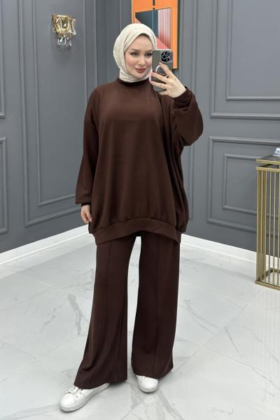 Perihan Spor Takım - Kahve  Kahverengi