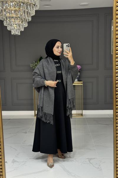 Prenses triko panço-gri Gri