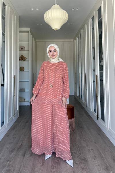Puantiyeli Takım  - TURUNCU Turuncu