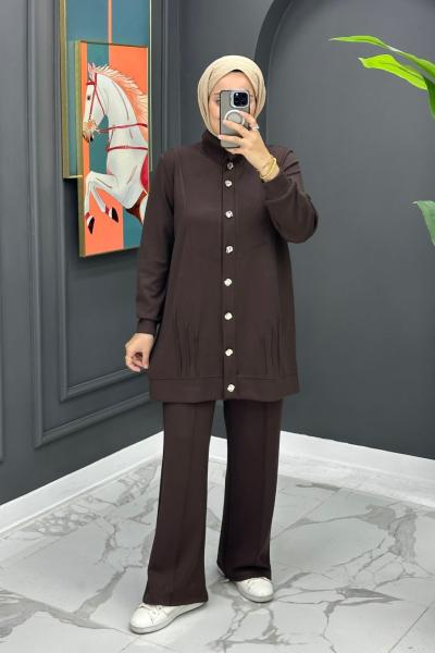 Qalve Spor Takım - Kahve  Kahverengi