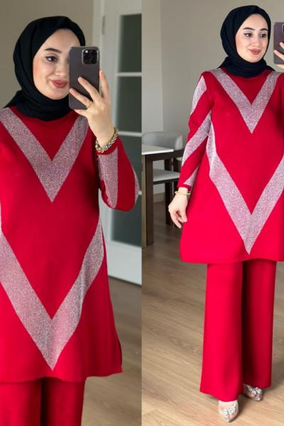 Quqa Takım - Bordo Bordo