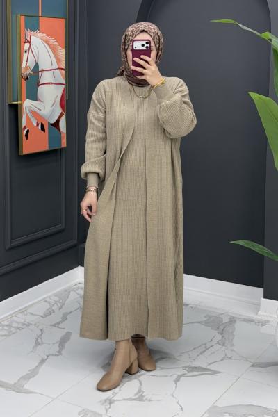 Rabia takım - Vizon Bej