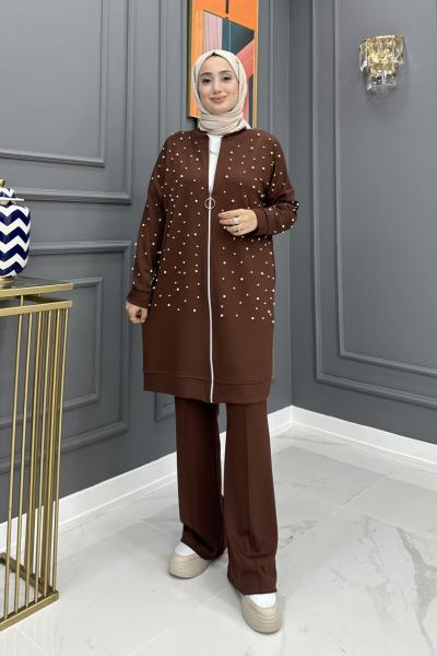 Rojbin Takım - Kahve Kahverengi