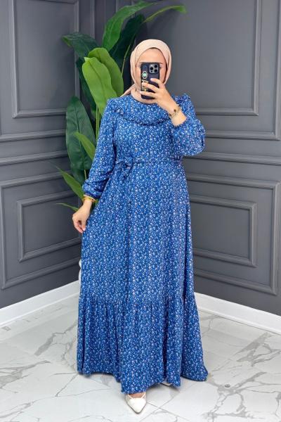 Royal Elbise - Mavi Mavi