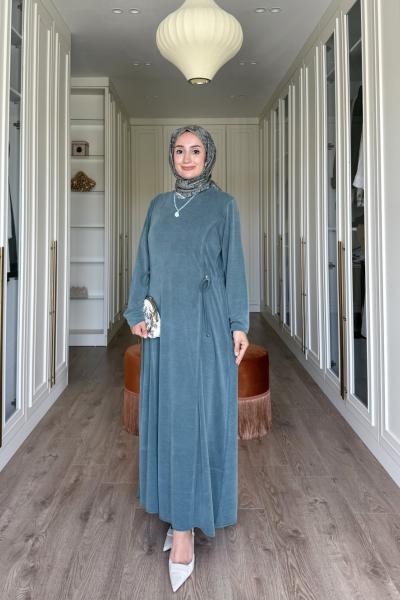 Rukiye Elbise - yeşil Yeşil