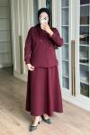 Rukiye Etekli Takım - Bordo Bordo