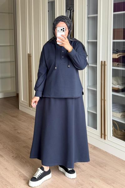 Rukiye Etekli Takım - Gri Gri