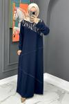 Safiye Elbise - Lacivert  Lacivert