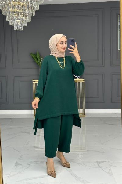 şalvar takım - zümrüt Zümrüt