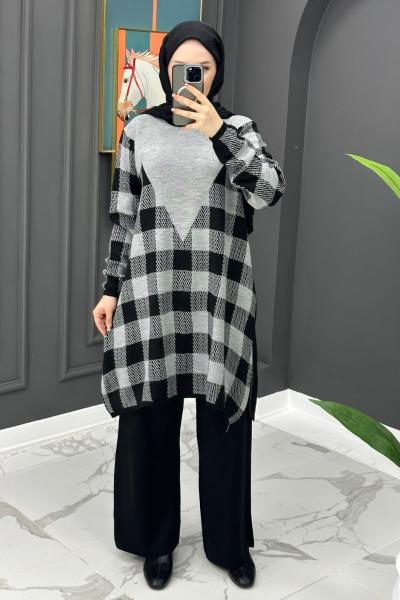 Sare Takım - Gri Gri