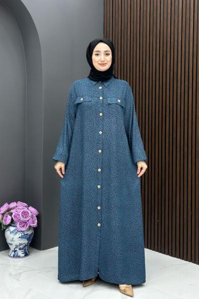 Sedef Elbise- Mavi  Mavi
