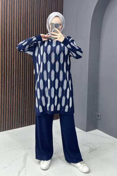 Selen Triko Takım - Lacivert Lacivert