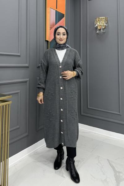 Şirin Hırka - Gri Gri