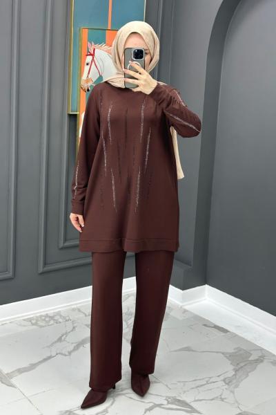 Sırma Takım - Kahve  Kahverengi