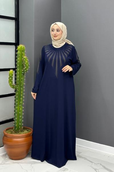 Sonay Elbise - Lacivert Lacivert