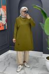 Spor Basic Tunik - Yağ Yeşili Yağ Yeşili