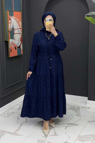 Şura Elbise - lacivert Lacivert