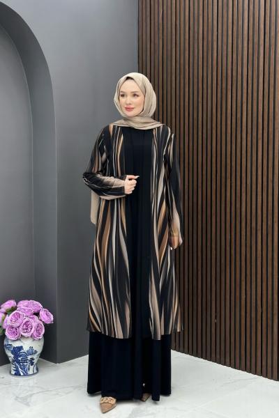 Süreyya İkili Takım - Siyah  Siyah