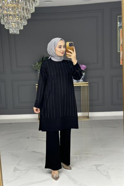 Tanya takım - siyah Siyah