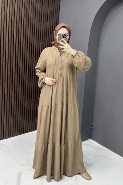 Türkan Elbise - Camel  Camel