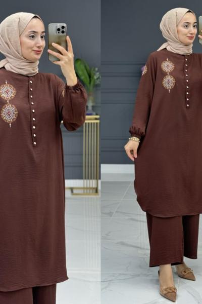 Uğur Takım- kahve Kahverengi